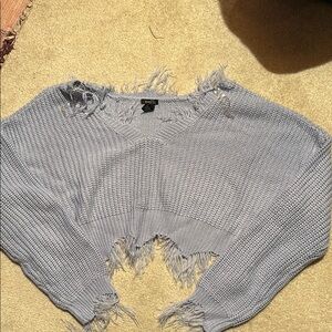 Distressed Lavender Sweater